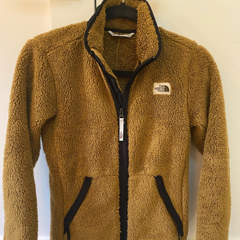 The North Face kids size medium (10/12) teddy bear fleece jacket